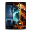 Дизайнерский пластиковый чехол для Nokia 8 Mortal Combat