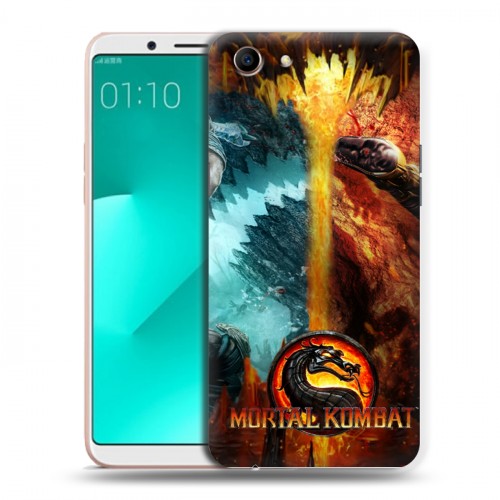 Дизайнерский пластиковый чехол для OPPO A83 Mortal Combat