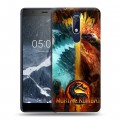 Дизайнерский пластиковый чехол для Nokia 5.1 Mortal Combat