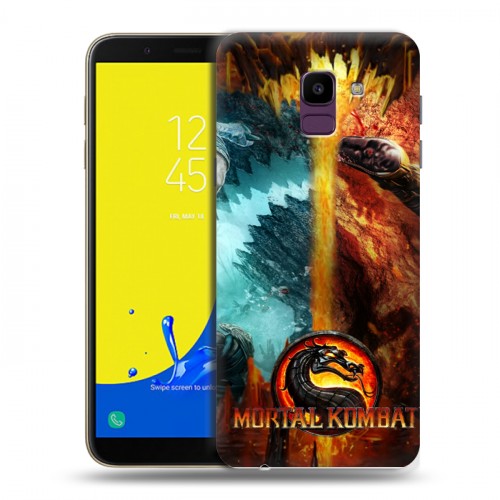 Дизайнерский пластиковый чехол для Samsung Galaxy J6 Mortal Combat