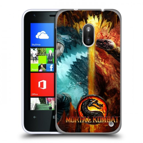 Дизайнерский пластиковый чехол для Nokia Lumia 620 Mortal Combat