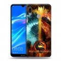 Дизайнерский пластиковый чехол для Huawei Y6 (2019) Mortal Combat