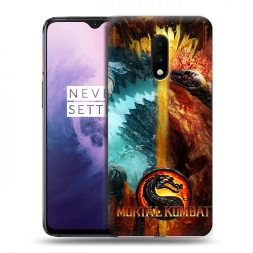 Дизайнерский пластиковый чехол для OnePlus 7 Mortal Combat