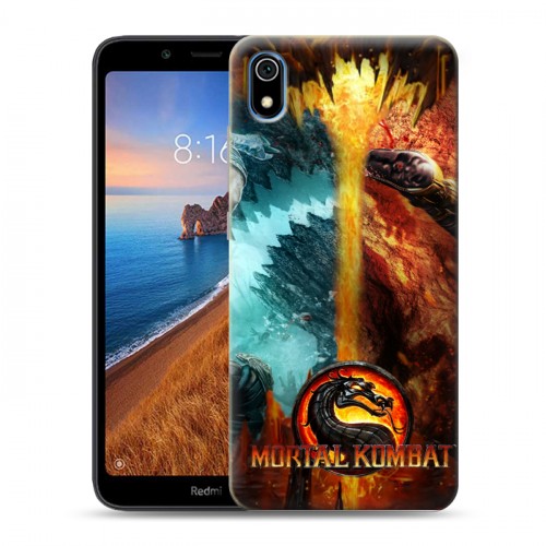 Дизайнерский силиконовый чехол для Xiaomi RedMi 7A Mortal Combat