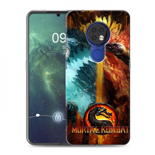 Дизайнерский силиконовый чехол для Nokia 6.2 Mortal Combat