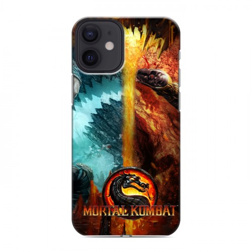 Дизайнерский пластиковый чехол для Iphone 12 Mini Mortal Combat