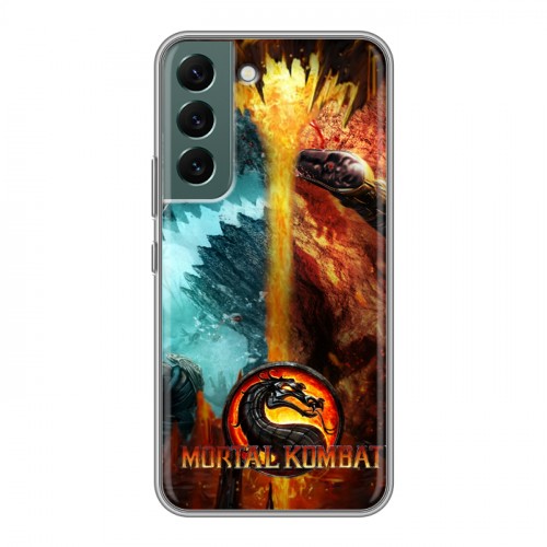 Дизайнерский силиконовый чехол для Samsung Galaxy S22 Mortal Combat