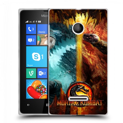 Дизайнерский пластиковый чехол для Microsoft Lumia 435 Mortal Combat