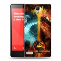 Дизайнерский пластиковый чехол для Xiaomi RedMi Note Mortal Combat