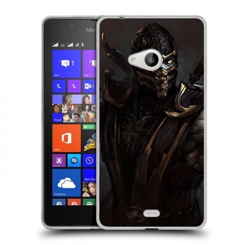 Дизайнерский пластиковый чехол для Microsoft Lumia 540 Mortal Combat