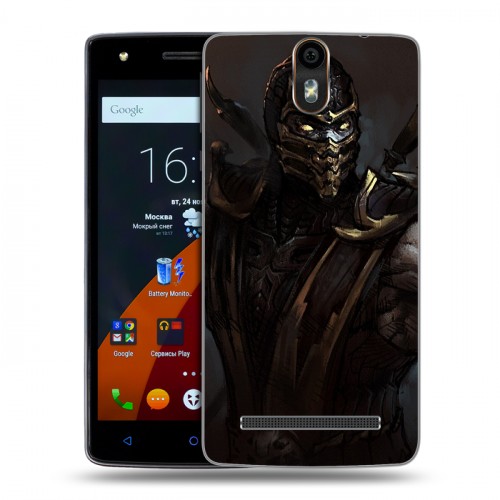 Дизайнерский силиконовый чехол для Wileyfox Storm Mortal Combat