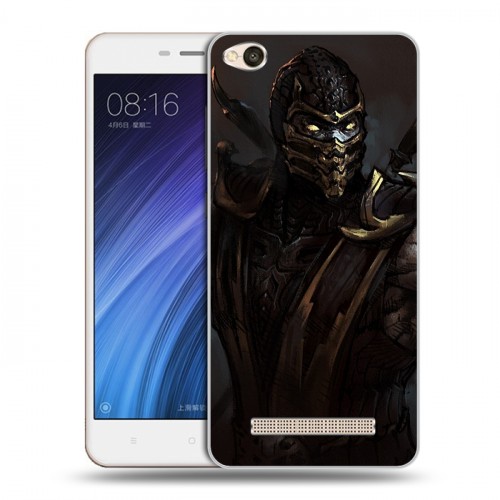 Дизайнерский силиконовый чехол для Xiaomi RedMi 4A Mortal Combat