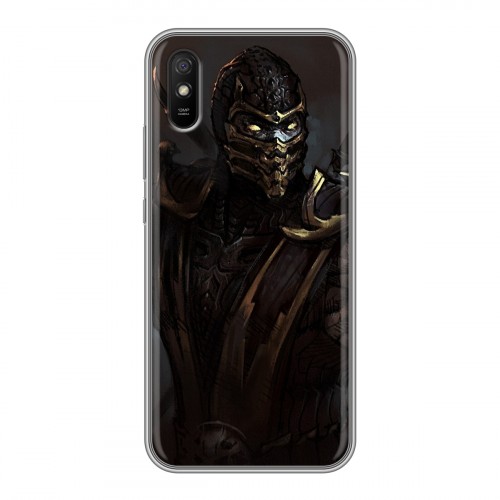 Дизайнерский силиконовый чехол для Xiaomi RedMi 9A Mortal Combat