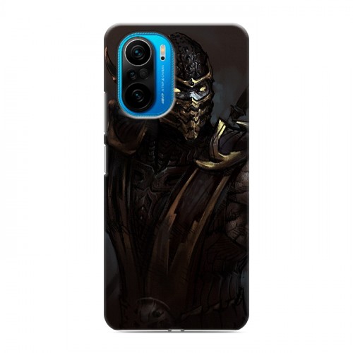 Дизайнерский силиконовый чехол для Xiaomi Poco F3 Mortal Combat