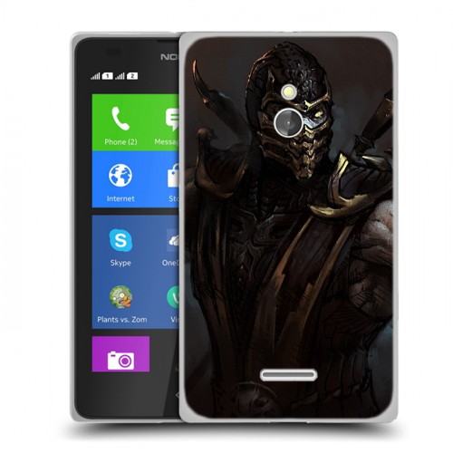 Дизайнерский силиконовый чехол для Nokia XL Mortal Combat