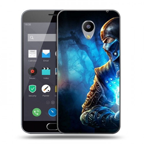 Дизайнерский пластиковый чехол для Meizu M2 Note Mortal Combat