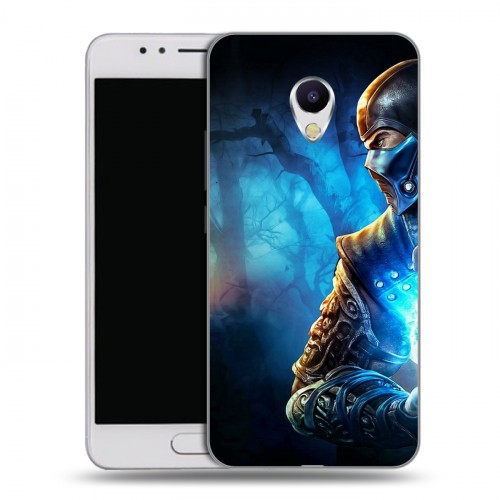 Дизайнерский силиконовый чехол для Meizu M5s Mortal Combat