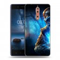 Дизайнерский пластиковый чехол для Nokia 8 Mortal Combat