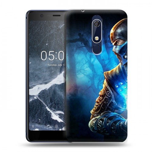 Дизайнерский пластиковый чехол для Nokia 5.1 Mortal Combat