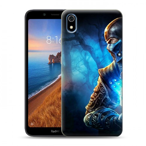 Дизайнерский силиконовый чехол для Xiaomi RedMi 7A Mortal Combat