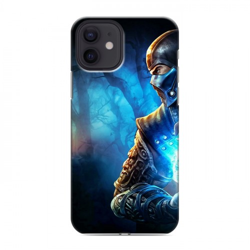 Дизайнерский силиконовый чехол для Iphone 12 Mortal Combat