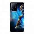 Дизайнерский силиконовый с усиленными углами чехол для Xiaomi 11T Mortal Combat