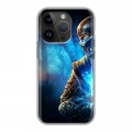 Дизайнерский силиконовый чехол для Iphone 14 Pro Mortal Combat