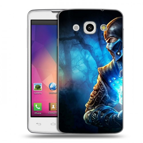 Дизайнерский пластиковый чехол для LG L60 Mortal Combat