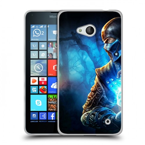 Дизайнерский пластиковый чехол для Microsoft Lumia 640 Mortal Combat