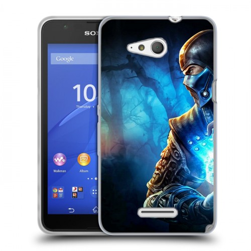 Дизайнерский пластиковый чехол для Sony Xperia E4g Mortal Combat