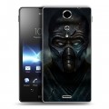 Дизайнерский пластиковый чехол для Sony Xperia TX Mortal Combat