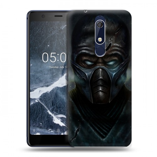 Дизайнерский пластиковый чехол для Nokia 5.1 Mortal Combat