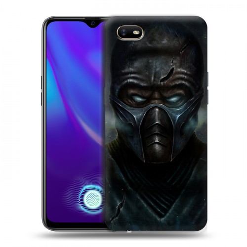 Дизайнерский силиконовый с усиленными углами чехол для OPPO A1k Mortal Combat