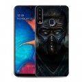 Дизайнерский пластиковый чехол для Samsung Galaxy A20s Mortal Combat