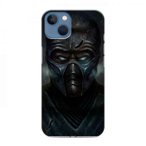 Дизайнерский силиконовый чехол для Iphone 13 Mortal Combat