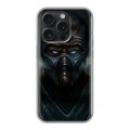 Дизайнерский силиконовый чехол для Iphone 15 Pro Mortal Combat