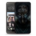 Дизайнерский пластиковый чехол для HTC Desire 700 Mortal Combat