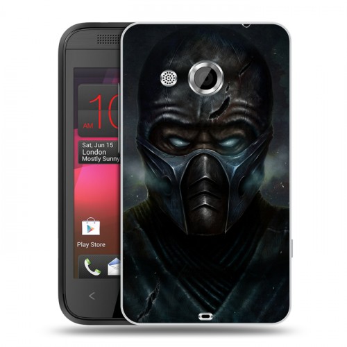 Дизайнерский пластиковый чехол для HTC Desire 200 Mortal Combat