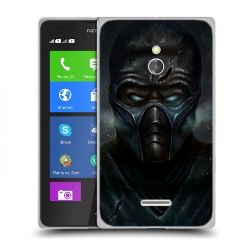 Дизайнерский силиконовый чехол для Nokia XL Mortal Combat