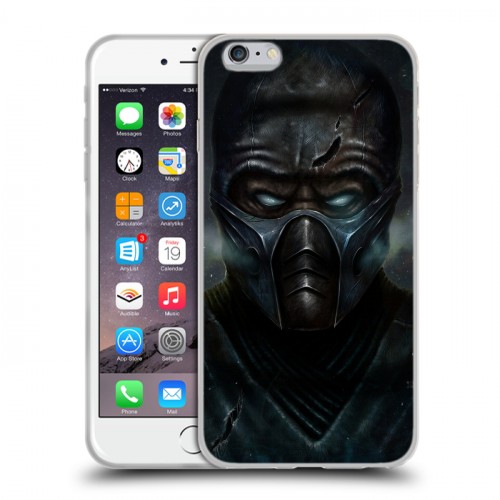 Дизайнерский силиконовый чехол для Iphone 6 Plus/6s Plus Mortal Combat