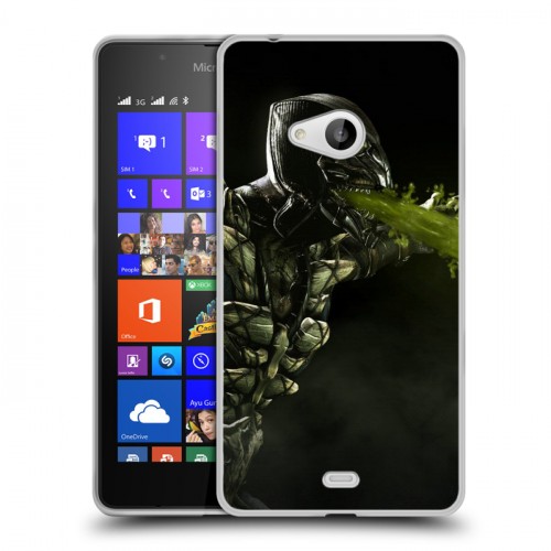 Дизайнерский пластиковый чехол для Microsoft Lumia 540 Mortal Combat