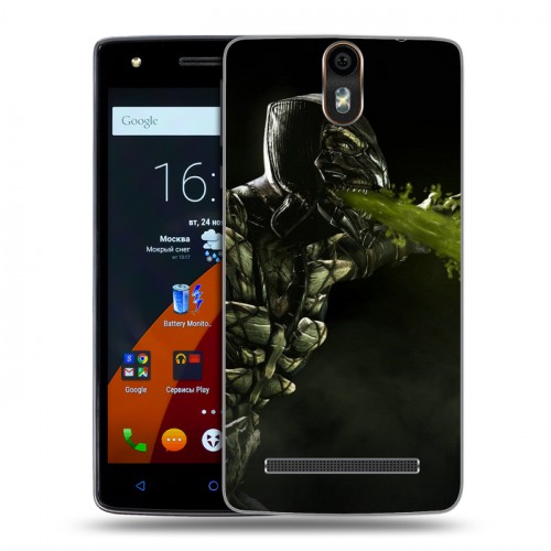 Дизайнерский силиконовый чехол для Wileyfox Storm Mortal Combat