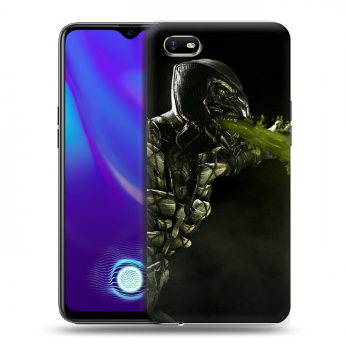 Дизайнерский силиконовый с усиленными углами чехол для OPPO A1k Mortal Combat