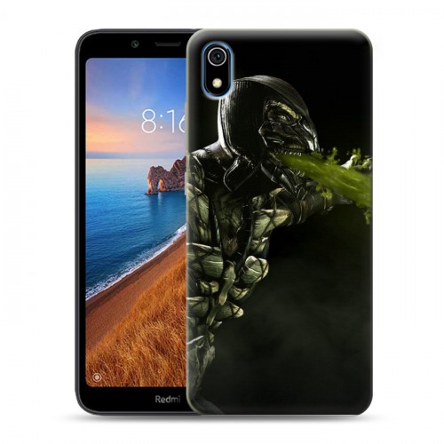 Дизайнерский силиконовый чехол для Xiaomi RedMi 7A Mortal Combat