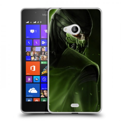 Дизайнерский пластиковый чехол для Microsoft Lumia 540 Mortal Combat