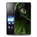 Дизайнерский пластиковый чехол для Sony Xperia TX Mortal Combat