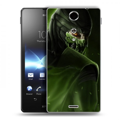 Дизайнерский пластиковый чехол для Sony Xperia TX Mortal Combat