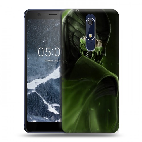 Дизайнерский пластиковый чехол для Nokia 5.1 Mortal Combat