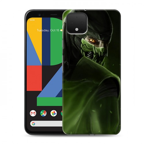 Дизайнерский пластиковый чехол для Google Pixel 4 Mortal Combat