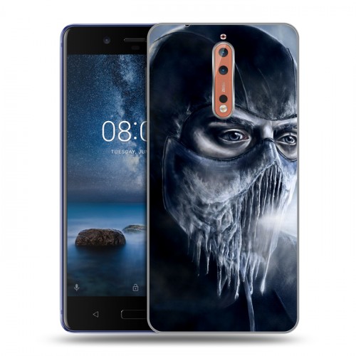 Дизайнерский пластиковый чехол для Nokia 8 Mortal Combat